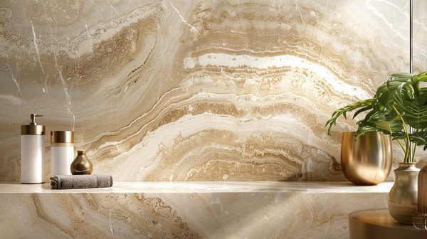 Découvrez le travertin, pierre d'élégance